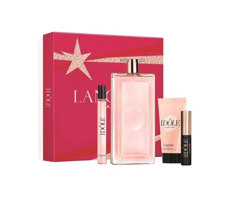 Perfume Cofre Idôle de Lancôme + Mini Perfume + Leche + Máscara de Pestañas