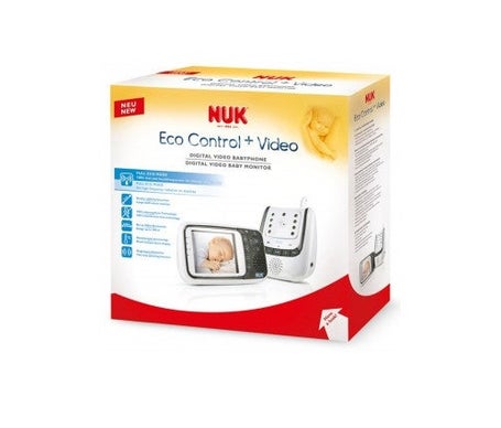 NUK Babyphone Eco Control + Video (10256296) - Vigilabebés