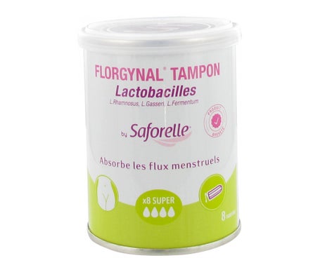 Saforelle Florgynal Tampón Probiótico Super 8uds