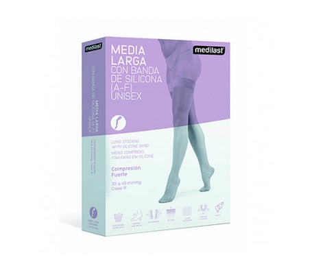 Medilast Media 602 con Puntera Beige Gde 1 Par
