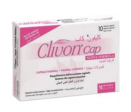 Mar-Farma Clivon Cap Cápsulas Vaginales 10caps