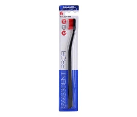 Swissdent Colours Classic Toothbrush Black&Red 1ud