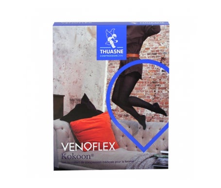 Thuasne Venoflex 2 Kokoon Media Muslo Rombo Negro T2N 1 Par