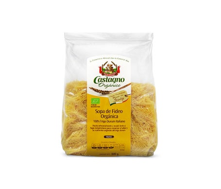 Castagno Fideo Sémola Trigo Duro Bio 500g