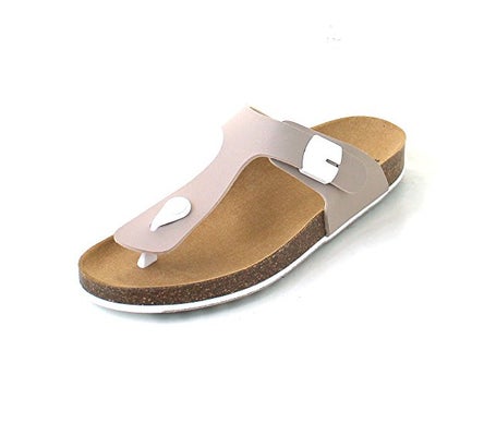Scholl Spikey Ss 5 Mule Bioprint Beige Blanco Talla 37 1 Par