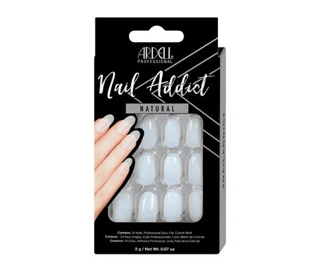 Ardell Set Nail Addict Natural Uñas Postizas Oval 1ud