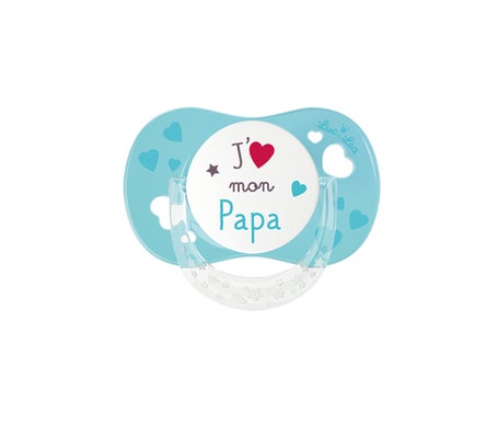 Luc et Lea Chupete Anatómico Papá Anillo 6-18M 1ud