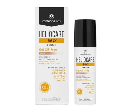 Heliocare 360º Gel Oil-Free Beige Protector Solar SPF50+ 50ml