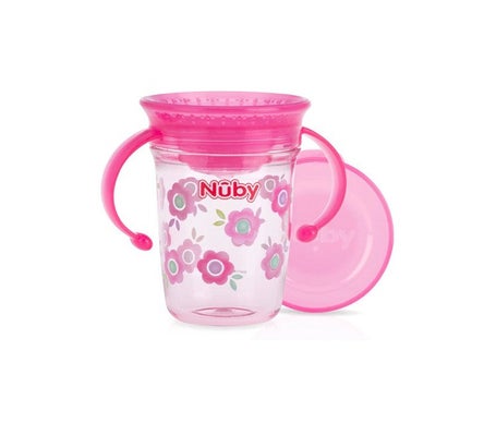Nuby Taza Mágica con Asas 360º 6M+ 240ml 1ud