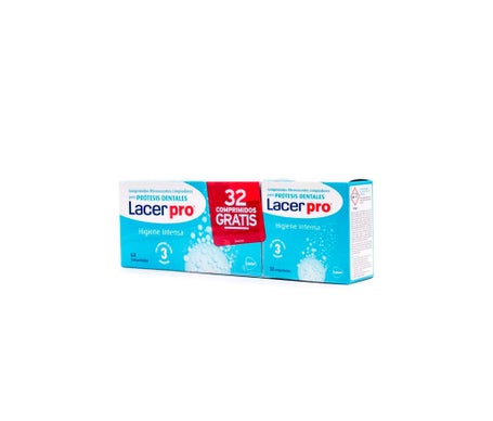 Lacer LacerPro Comprimidos Efervescentes Limpiadores 64+32comp