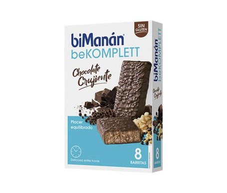 biManán Bekomplett Cioccolato croccante 8 Unità