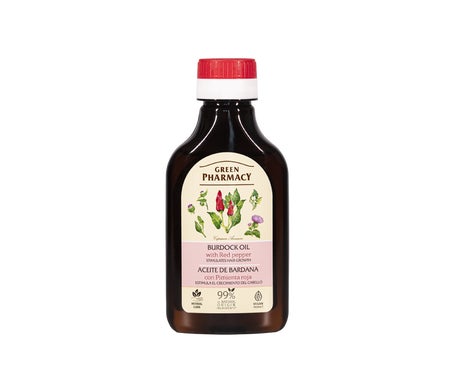 Green Pharmacy Aceite Crecimiento Bardana Pimienta Roja 100ml