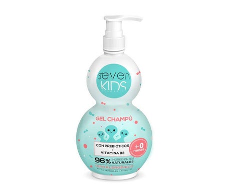 Seven Kids Gel Champú con Prebióticos y Vitamina B3 400ml