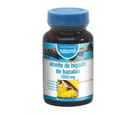 Naturmil Aceite de Hígado de Bacalao 1000mg 45 Perlas