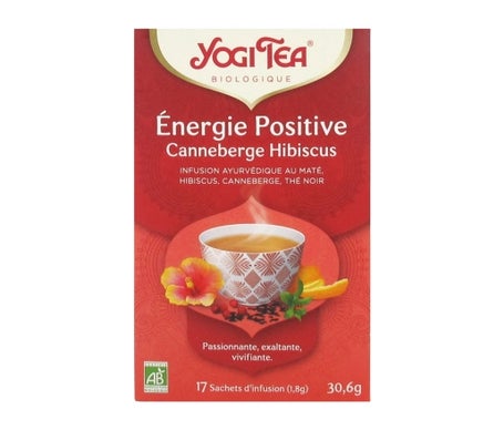 Yogi Tea Positive Energy Arándanos Hibiscus Organic 17uds