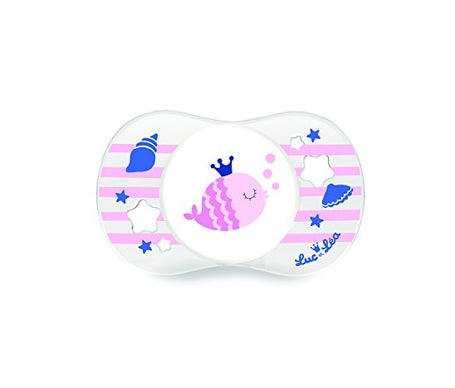 Luc et LÃ©a Marin Chupete de silicona simÃ©trico 0-6M 1ut