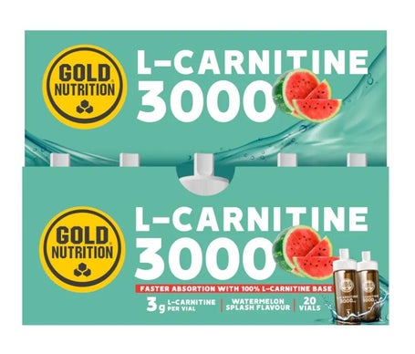 Gold Nutrition L-Carnitina 3000mg Sandia 20uds