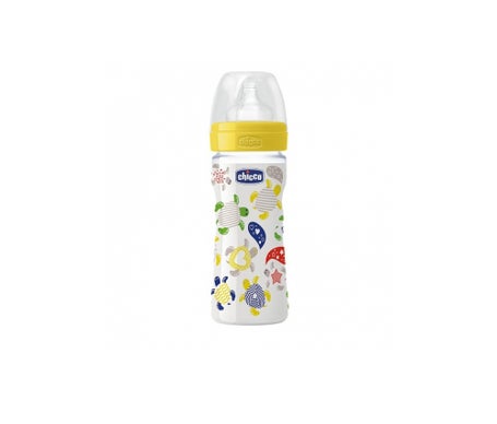 Chicco Biberón Silicona Multicolor 2M+ 250ml