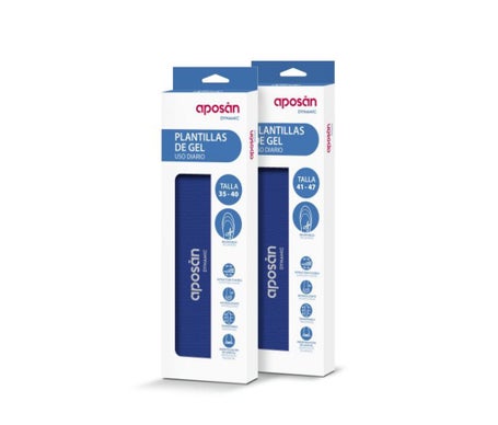 Aposán Plantillas Gel Uso Diario Talla 35-40 1par