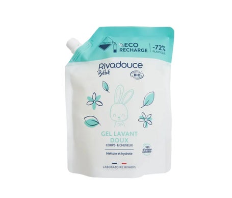 Rivadouce Bebé Bio Eco Recarga Gel Limpiador Suave 750ml