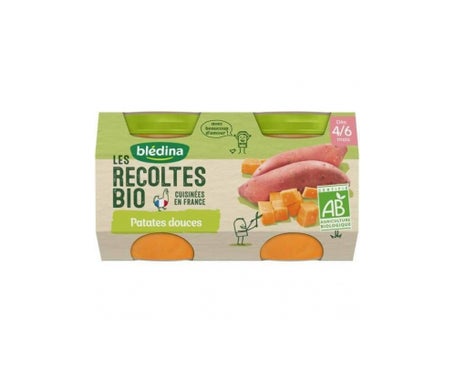 Blédina Organic sweet potatoes (2x130 g) - Alimentación del bebé