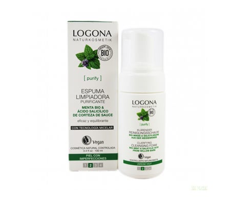 Logona Espuma Limpiadora de Menta 100ml