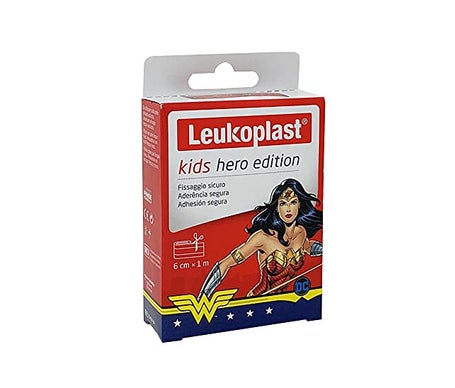 Leukoplast Kids Hero Mujer Maravilla 6 cmx1 m