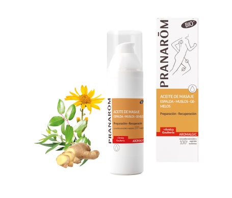 Pranarôm Aromalgic Aceite de Masaje Espalda Muslos Gemelos BIO 100ml