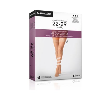 Farmalastic media larga blonda (A-F) comp. normal T-extra grande beige
