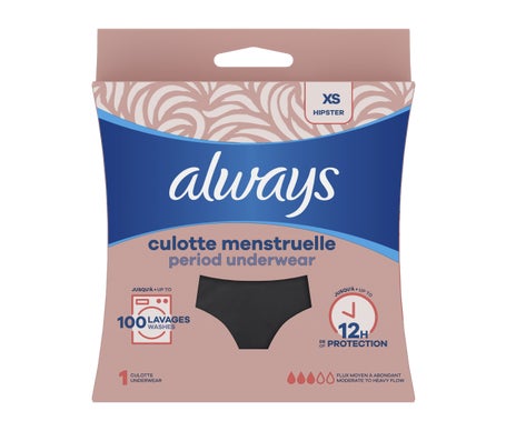Always Braga Menstrual Lavable Talla XS 36-38 1ud