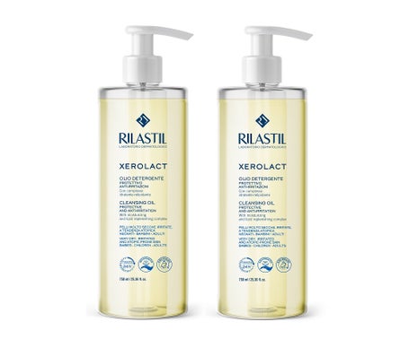 Rilastil Xerolact Aceite de Ducha Limpiador 2x750ml