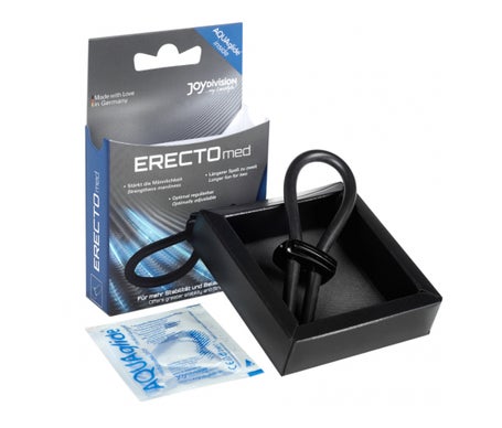 Joydivision Anillo Silicona Erecto Mediano Negro 1ud