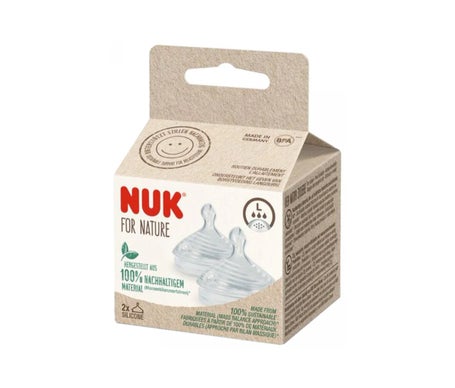 Nuk for Nature Tetina Silicona T L 2 uds