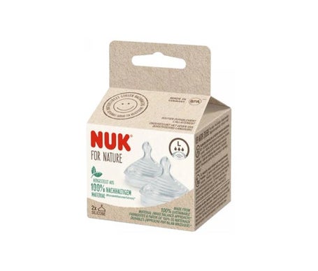 Nuk for Nature Tetina Silicona Talla L 2uds