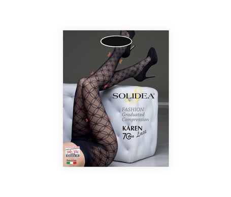 Solidea Karen 70 Lace Pantimedia Negro 3 ML 1ud