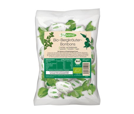 Frusano Caramelos Herbales Bio 85 g