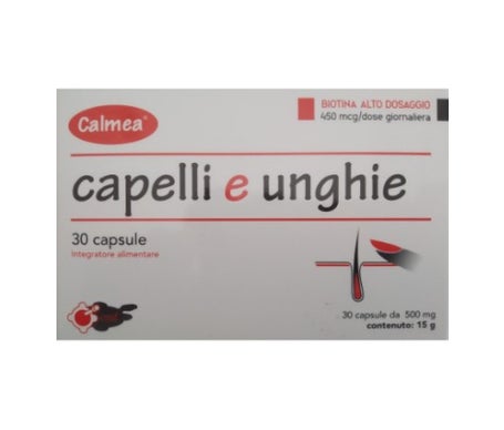 Calmea Cabello y Uñas 500 mg 30 caps | Natural Doctor
