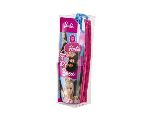 Tinokou Pack Barbie Cepillo Dental + Dentífrico + Taza