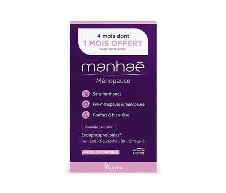 Nutrisanté Manhae Feminidad Menopausia 120 cápsulas