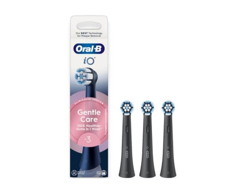 Oral-B Io Gentle Care Cepillo Negro 3 uds