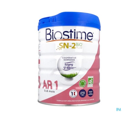 Biostime SN 2 Leche en polvo Bio Plus AR 0-6 meses 800g