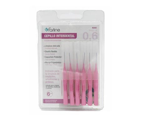 Farline Cepillo Interdental Nano 0,6mm 6uds
