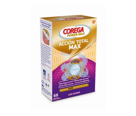 Corega Acción Total Max 66 tabletas