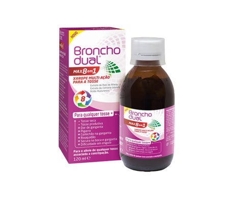 Bronchodual Max 8 em 1 Xarope 120 ml