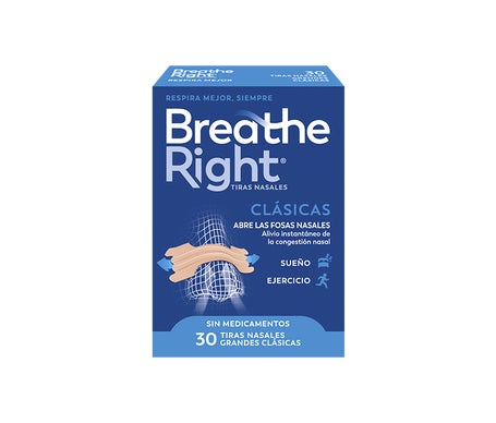 Breathe Right® Tiras Nasales Grandes 30uds