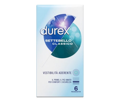 Durex Settebello Classico Vestibilità Aderente Preservativi 6uds