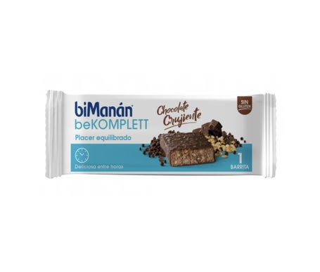 biManán beKomplett Barrita de Chocolate Crujiente 1ud