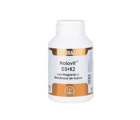 Holovit D3+K2 con Magnesio y Membrana de huevo 180caps