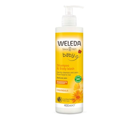 Weleda Baby 2 en 1 Champú y Gel de Ducha Caléndula 400 ml