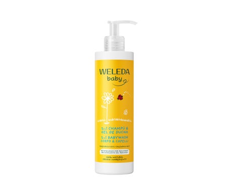 Weleda Baby 2 en 1 Champú y Gel de Ducha Caléndula 400 ml